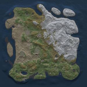 Thumbnail Rust Map: Procedural Map, Size: 4250, Seed: 1556285502, 19 Monuments