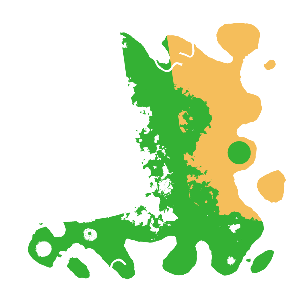 Biome Rust Map: Procedural Map, Size: 3500, Seed: 49110521