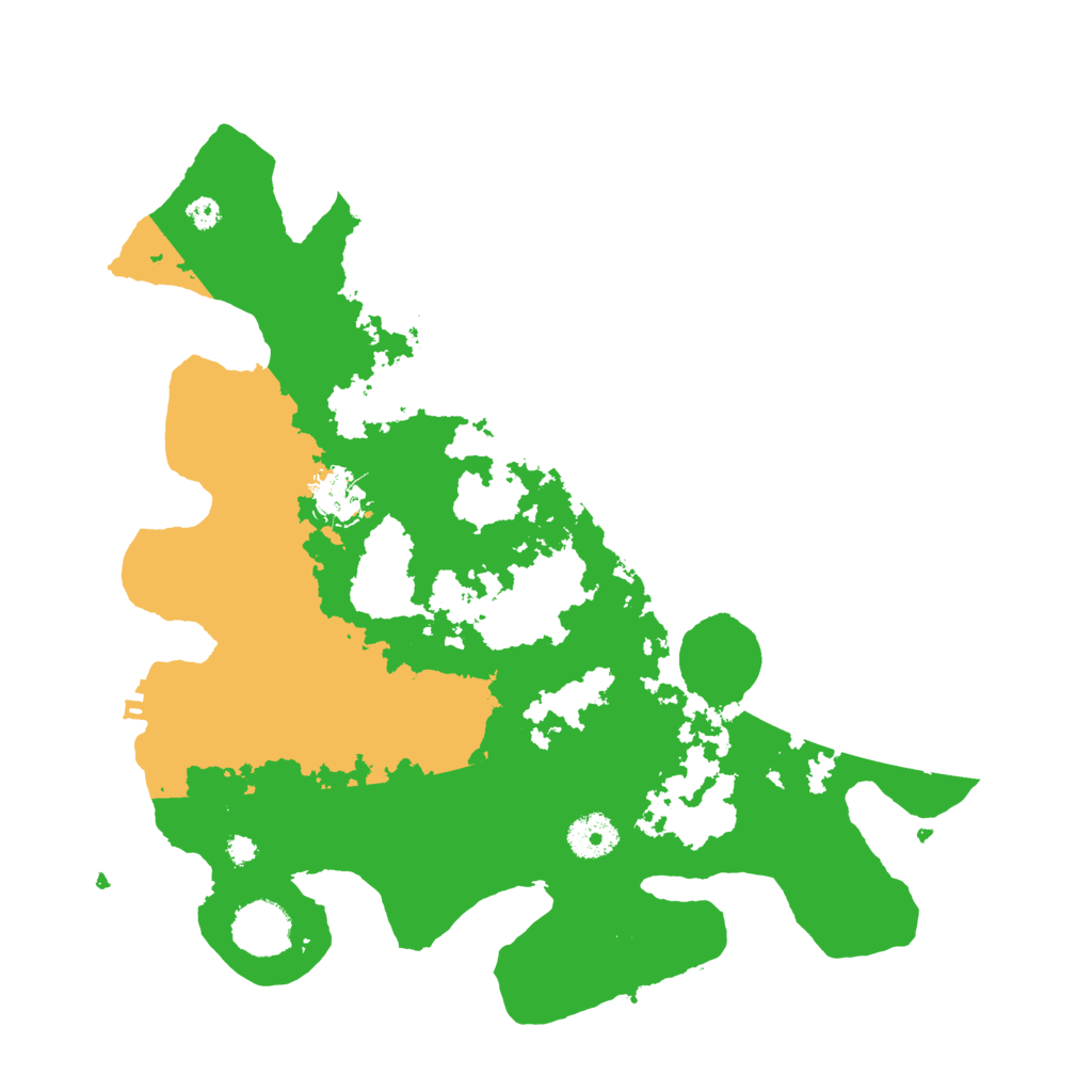 Biome Rust Map: Procedural Map, Size: 3500, Seed: 4275549
