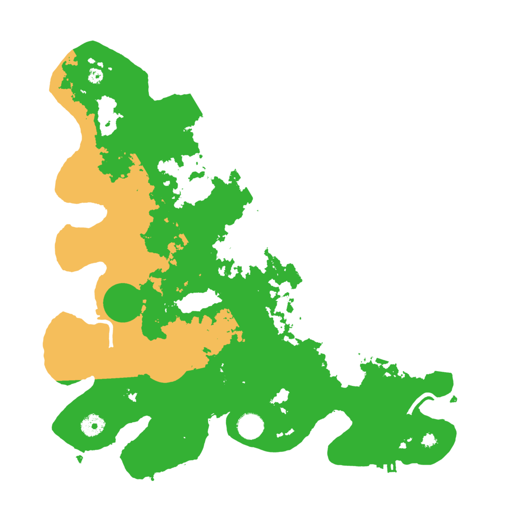 Biome Rust Map: Procedural Map, Size: 3500, Seed: 72396497