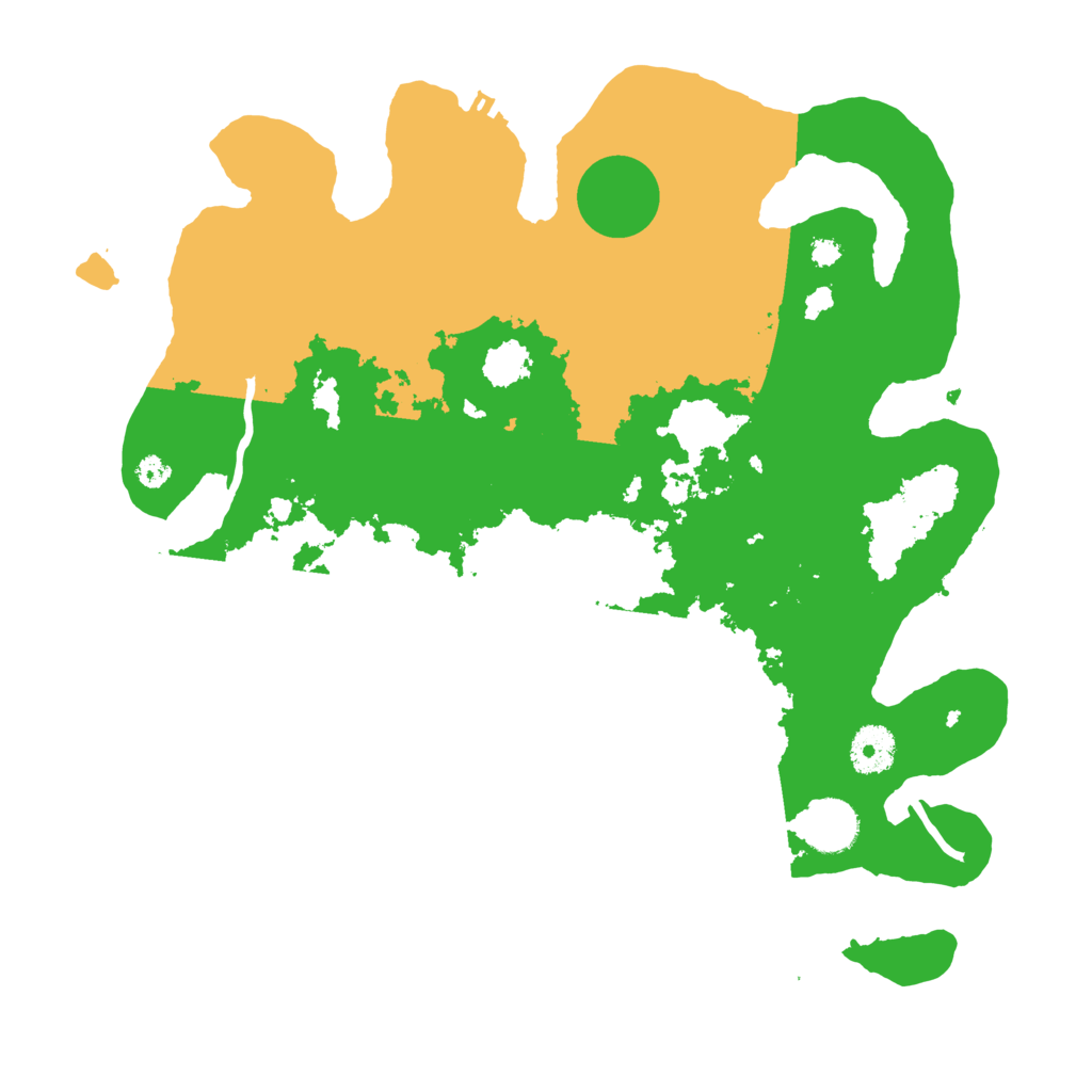 Biome Rust Map: Procedural Map, Size: 3500, Seed: 54909001