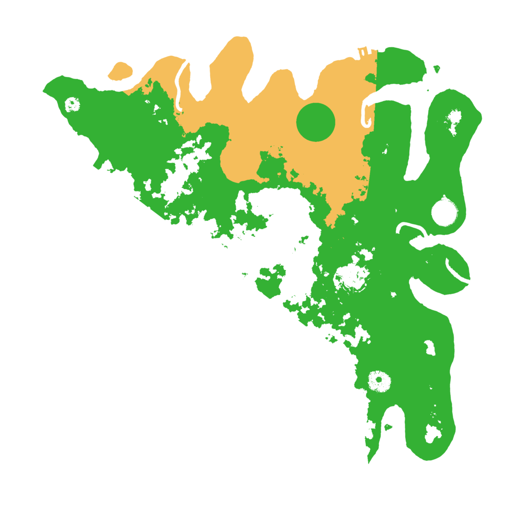 Biome Rust Map: Procedural Map, Size: 3500, Seed: 88128843