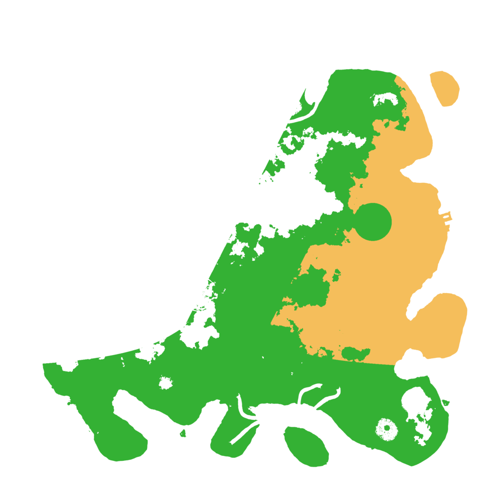 Biome Rust Map: Procedural Map, Size: 3500, Seed: 31308349