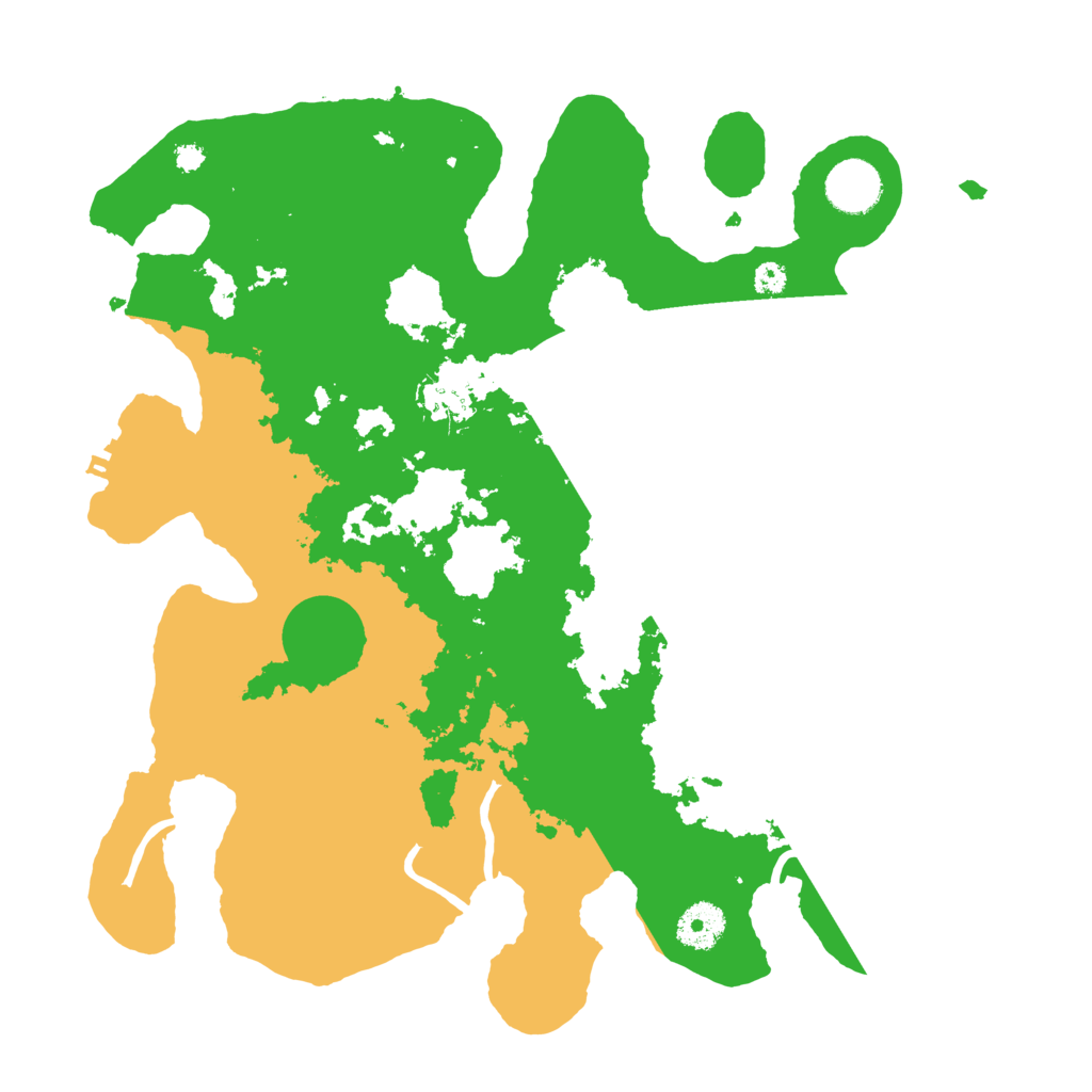 Biome Rust Map: Procedural Map, Size: 3500, Seed: 82861890