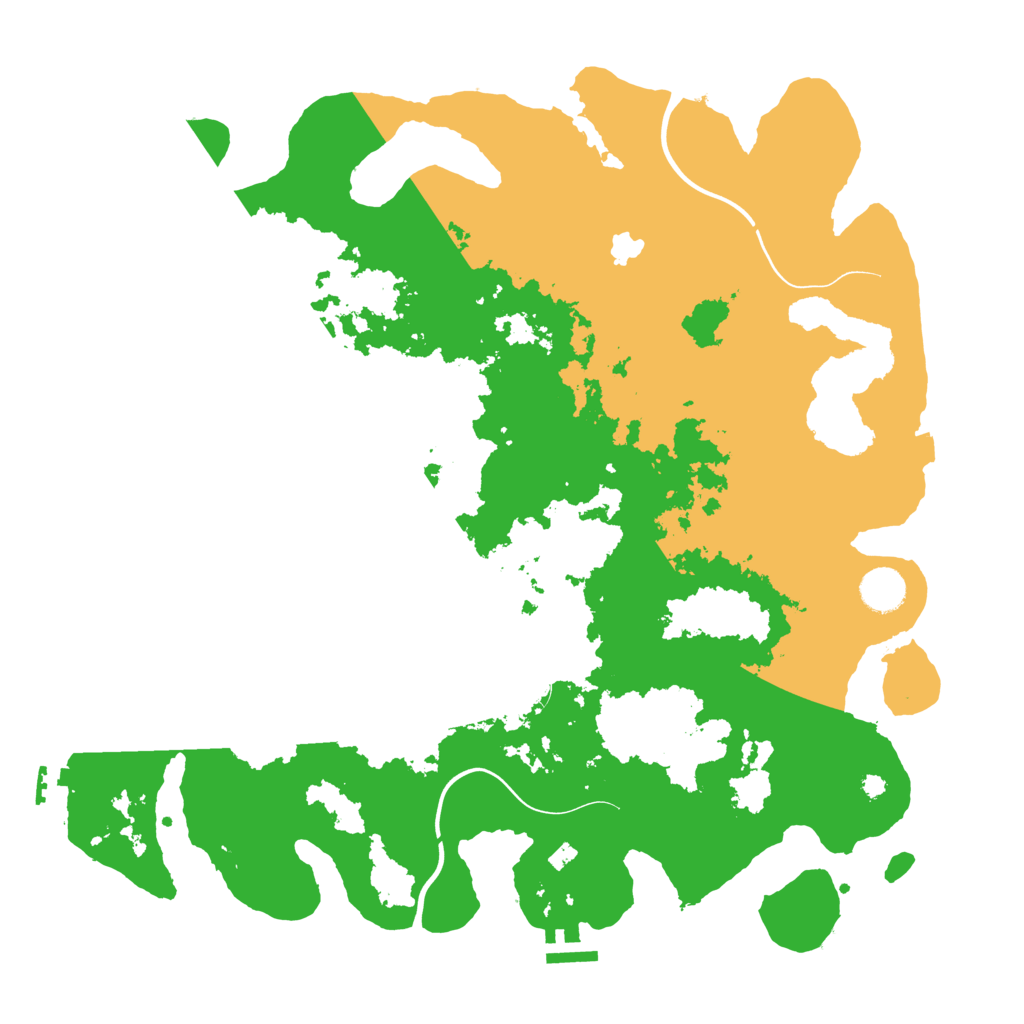 Biome Rust Map: Procedural Map, Size: 4000, Seed: 2002776485
