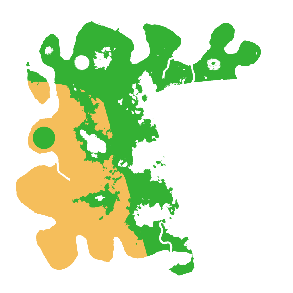 Biome Rust Map: Procedural Map, Size: 3500, Seed: 21327850