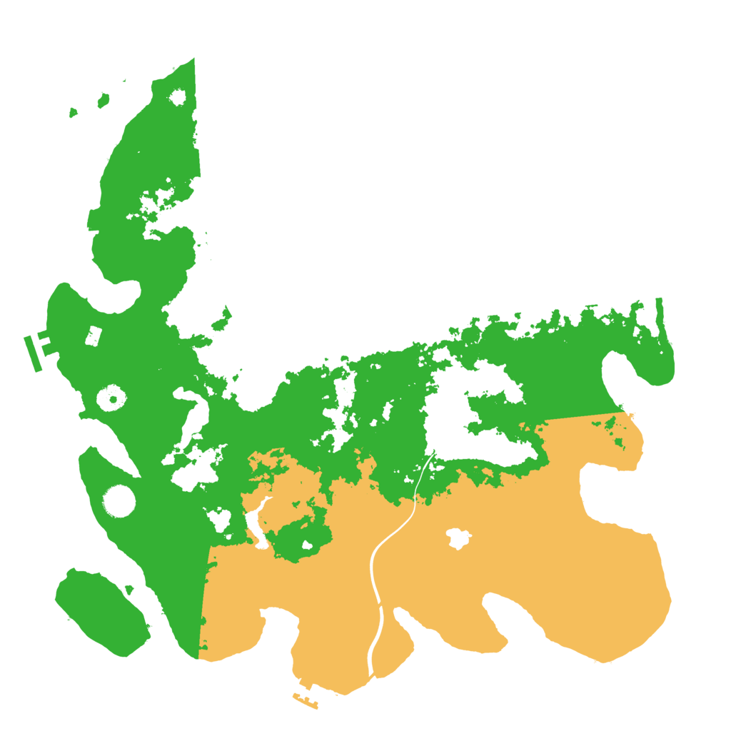 Biome Rust Map: Procedural Map, Size: 4000, Seed: 1960790705