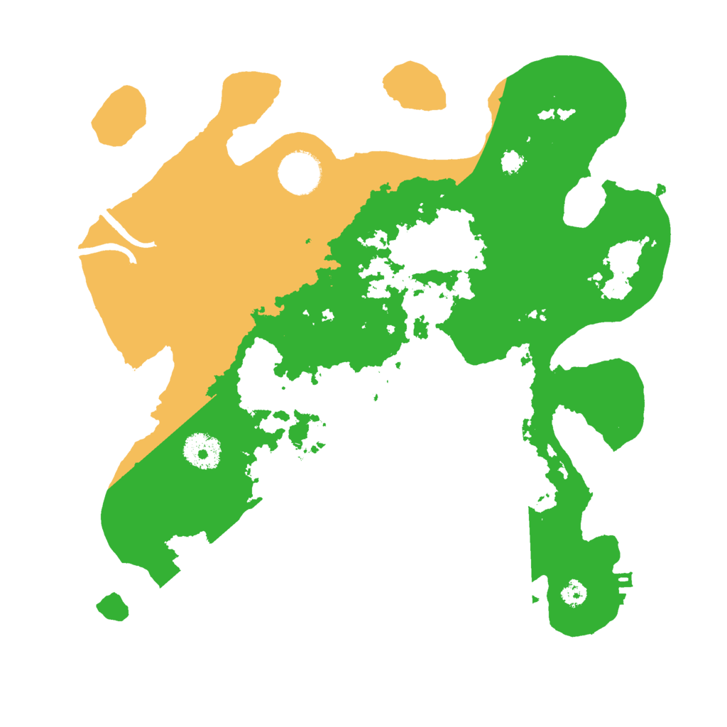 Biome Rust Map: Procedural Map, Size: 3000, Seed: 205184991