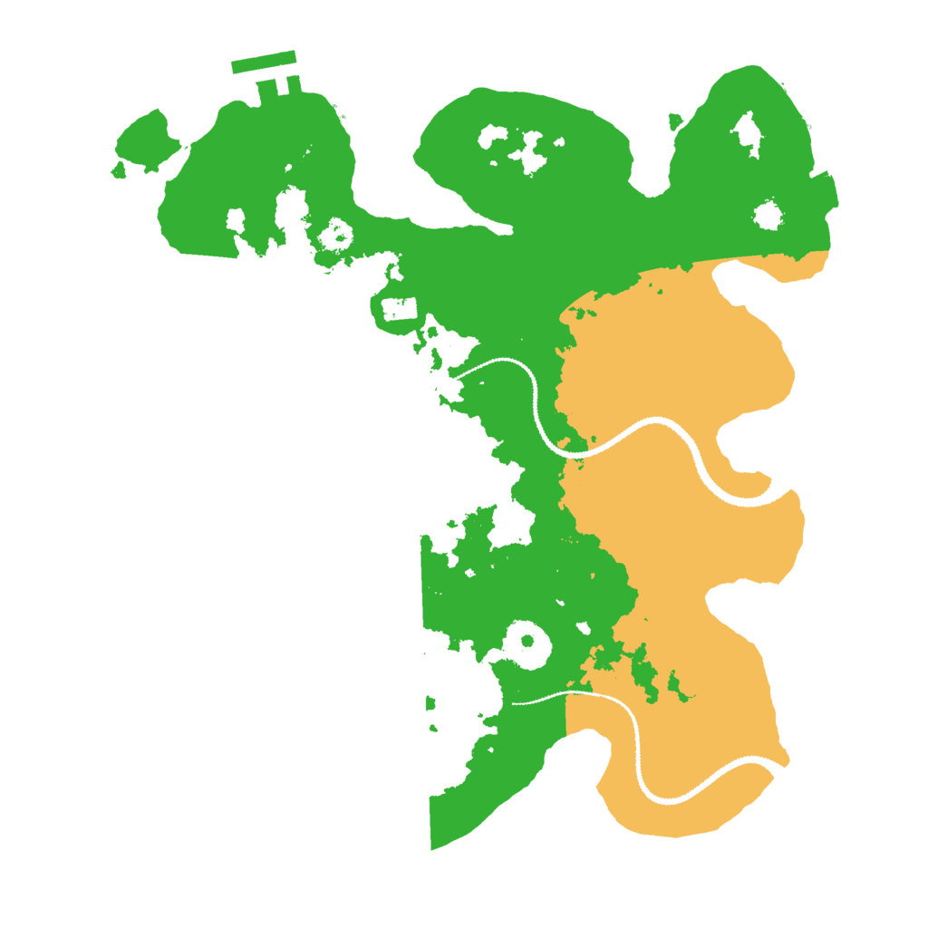 Biome Rust Map: Procedural Map, Size: 2900, Seed: 280876757