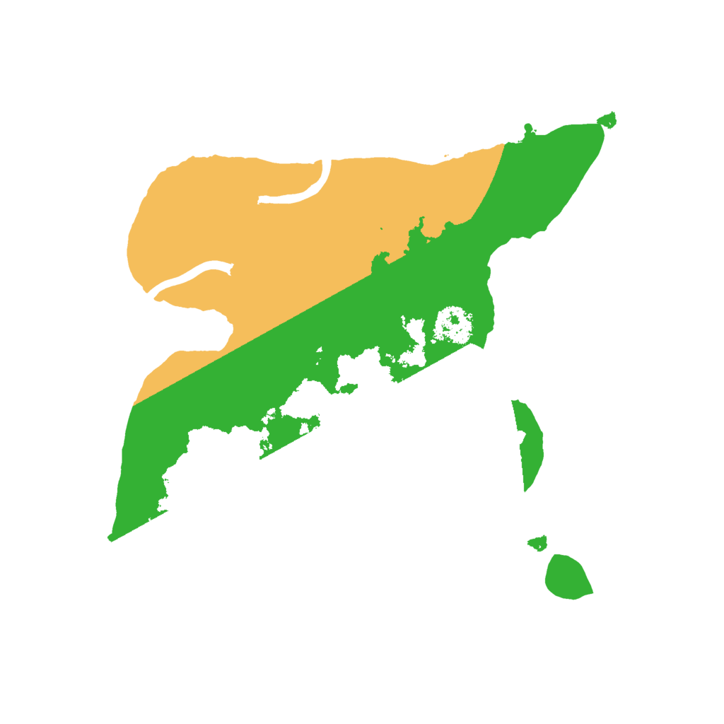 Biome Rust Map: Procedural Map, Size: 2000, Seed: 332574649