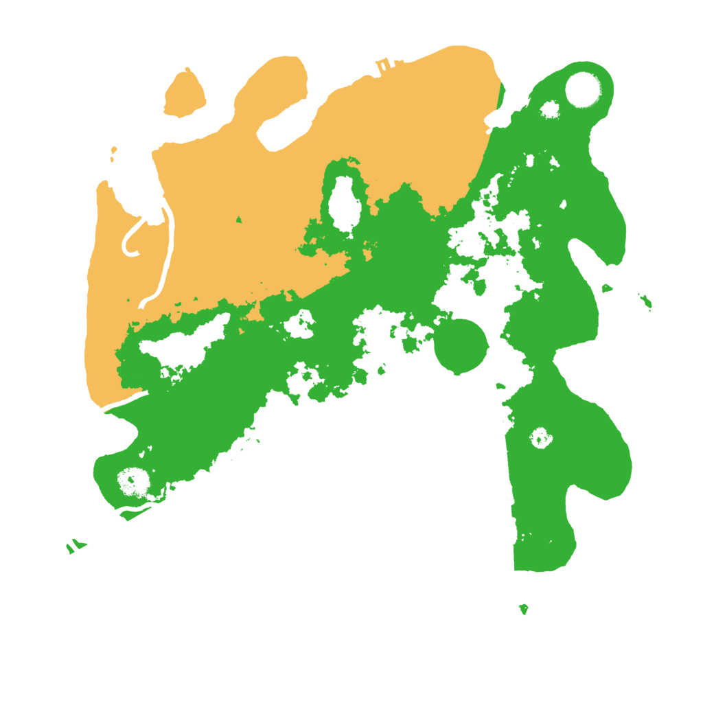 Biome Rust Map: Procedural Map, Size: 3500, Seed: 50727995
