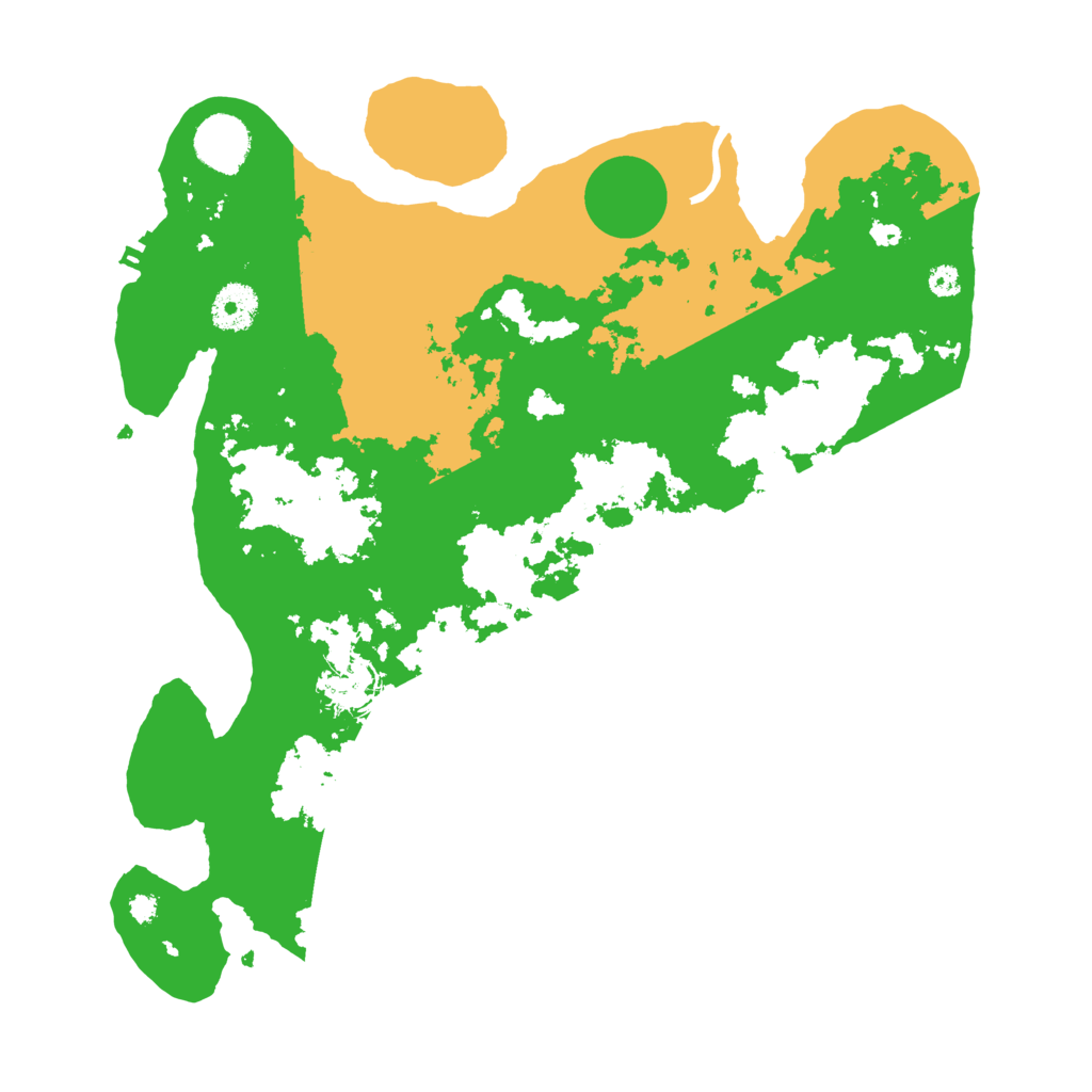 Biome Rust Map: Procedural Map, Size: 3500, Seed: 27390390