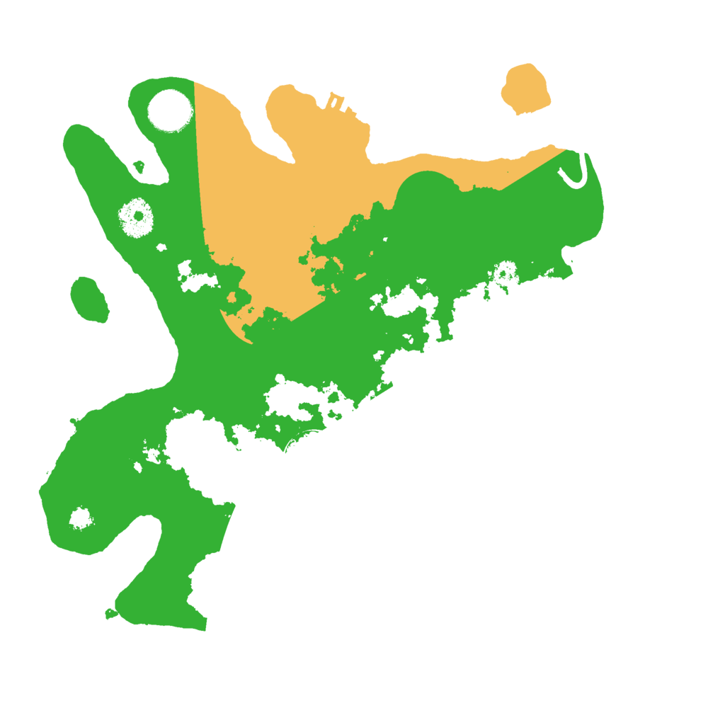 Biome Rust Map: Procedural Map, Size: 3000, Seed: 663267171