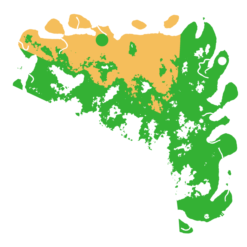 Biome Rust Map: Procedural Map, Size: 5200, Seed: 70000