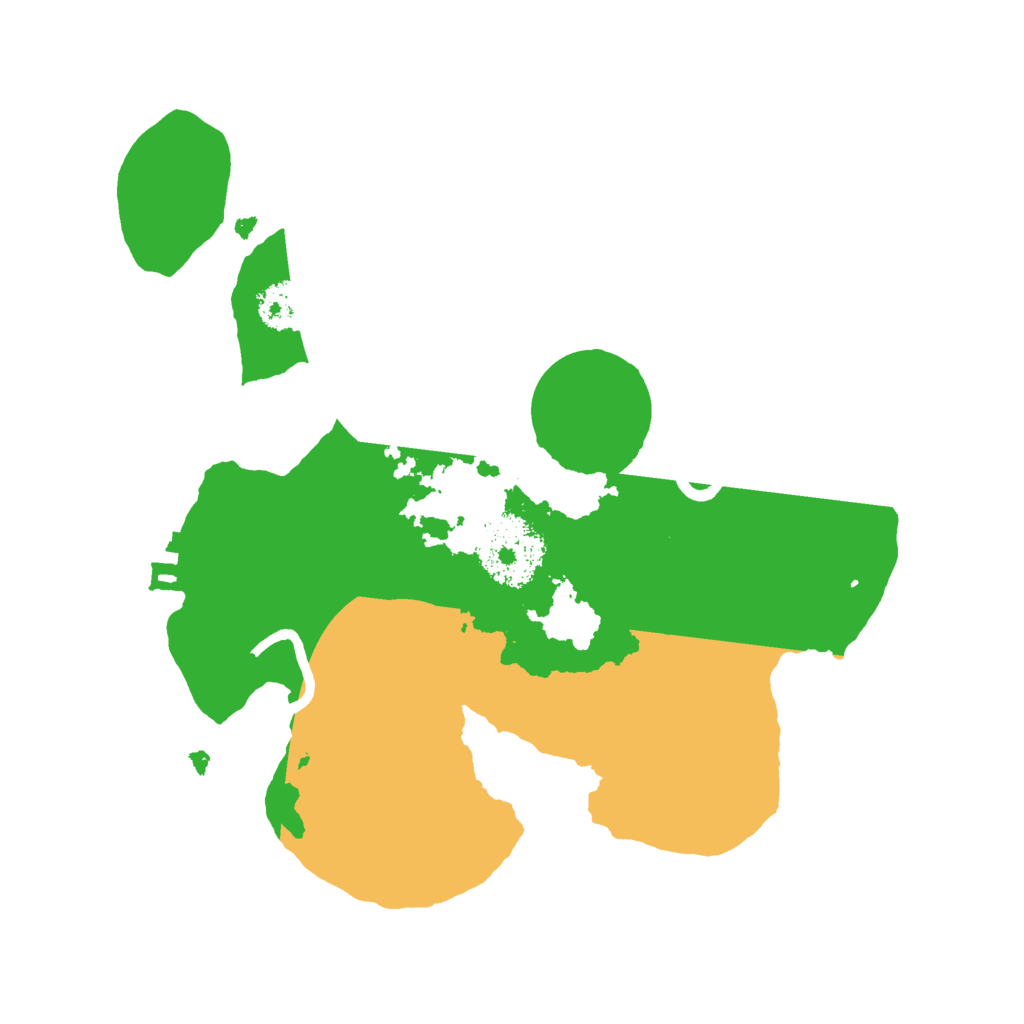 Biome Rust Map: Procedural Map, Size: 2250, Seed: 2147483645