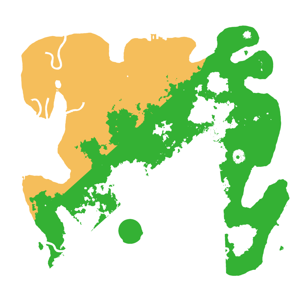 Biome Rust Map: Procedural Map, Size: 3500, Seed: 74414028