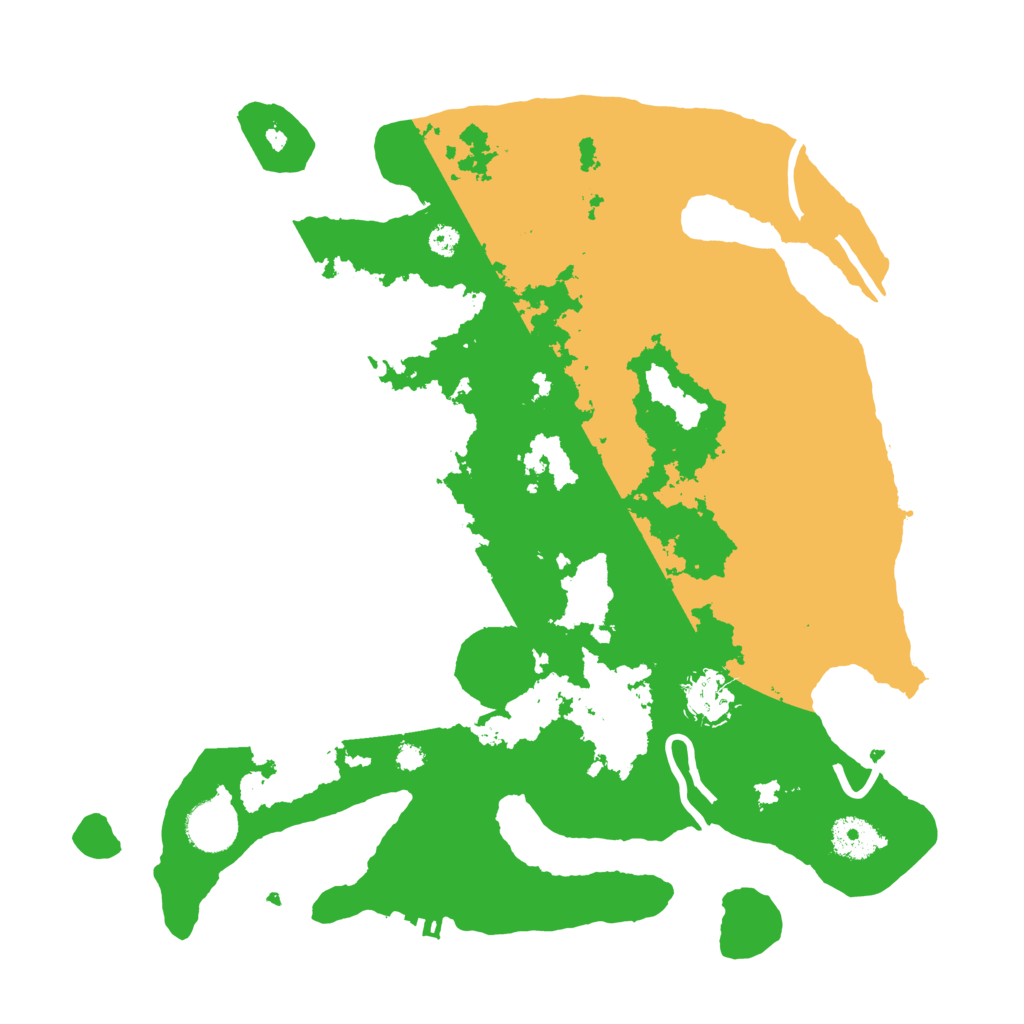 Biome Rust Map: Procedural Map, Size: 3500, Seed: 23596701