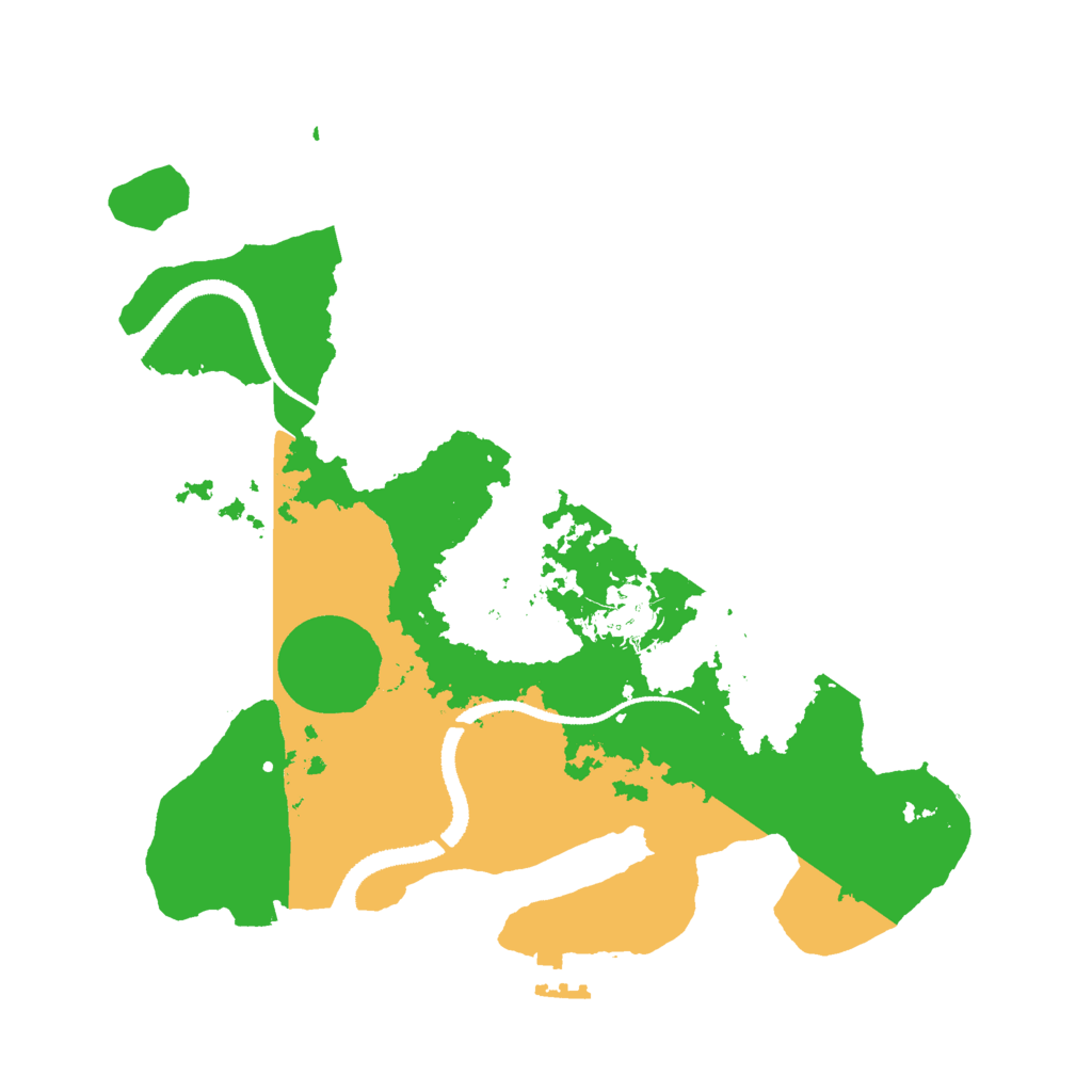 Biome Rust Map: Procedural Map, Size: 3000, Seed: 5460497