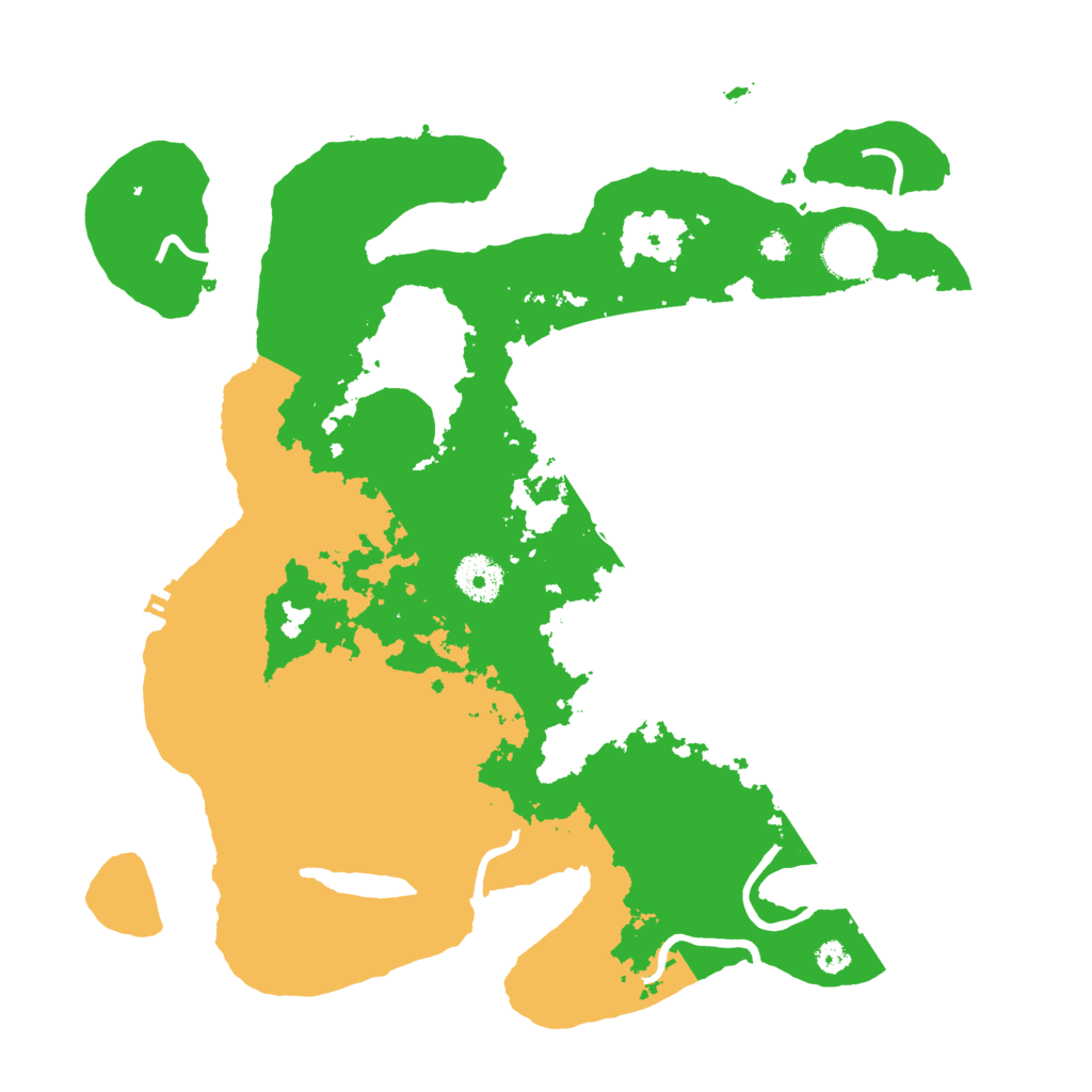 Biome Rust Map: Procedural Map, Size: 3500, Seed: 37648050