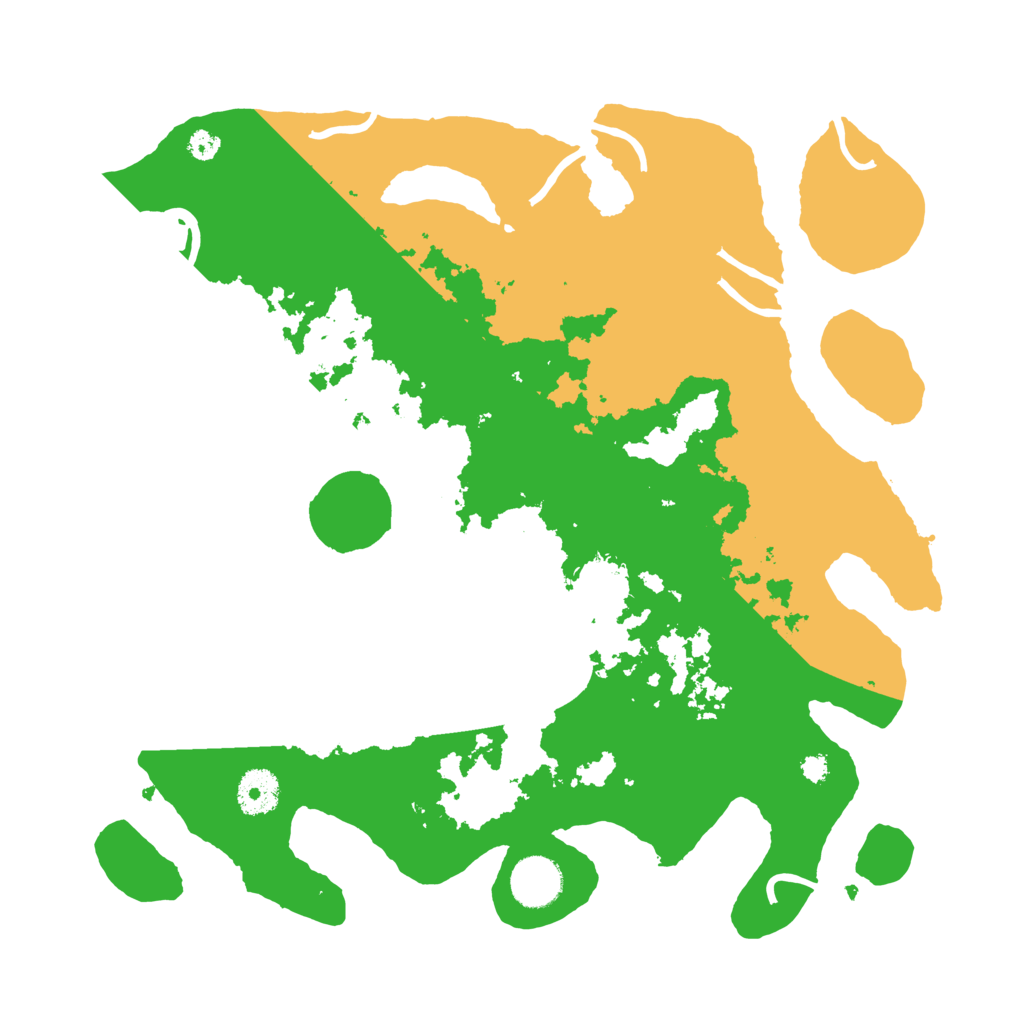 Biome Rust Map: Procedural Map, Size: 3500, Seed: 51705414