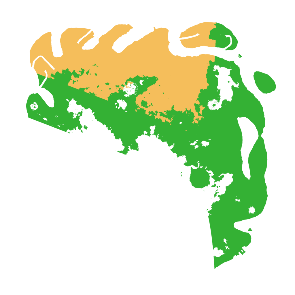 Biome Rust Map: Procedural Map, Size: 4000, Seed: 7100