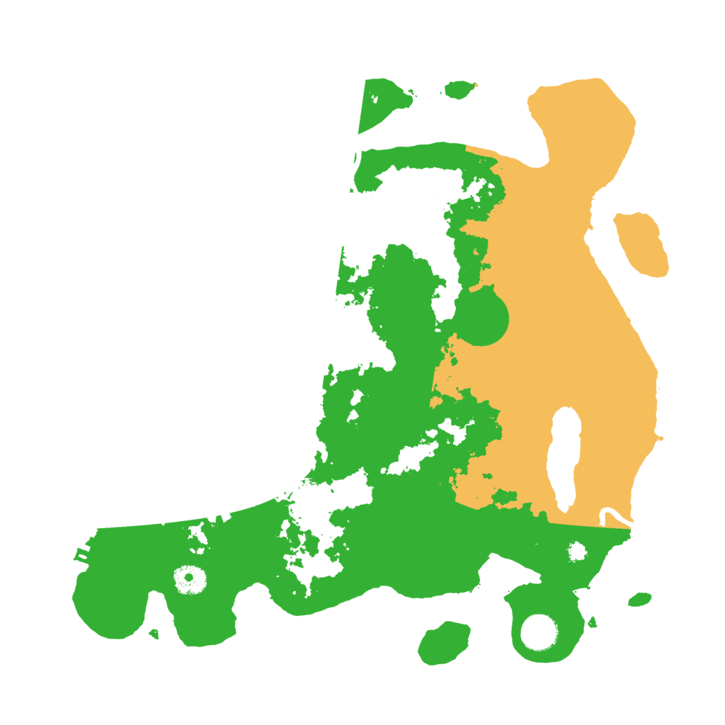 Biome Rust Map: Procedural Map, Size: 3500, Seed: 63051823