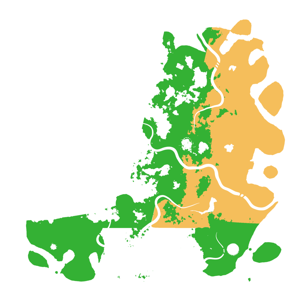 Biome Rust Map: Procedural Map, Size: 4500, Seed: 431817299