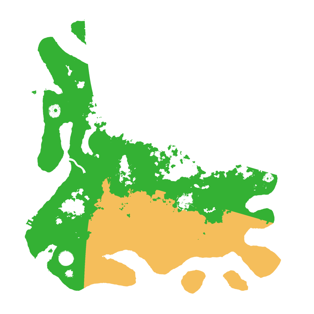 Biome Rust Map: Procedural Map, Size: 3700, Seed: 863341