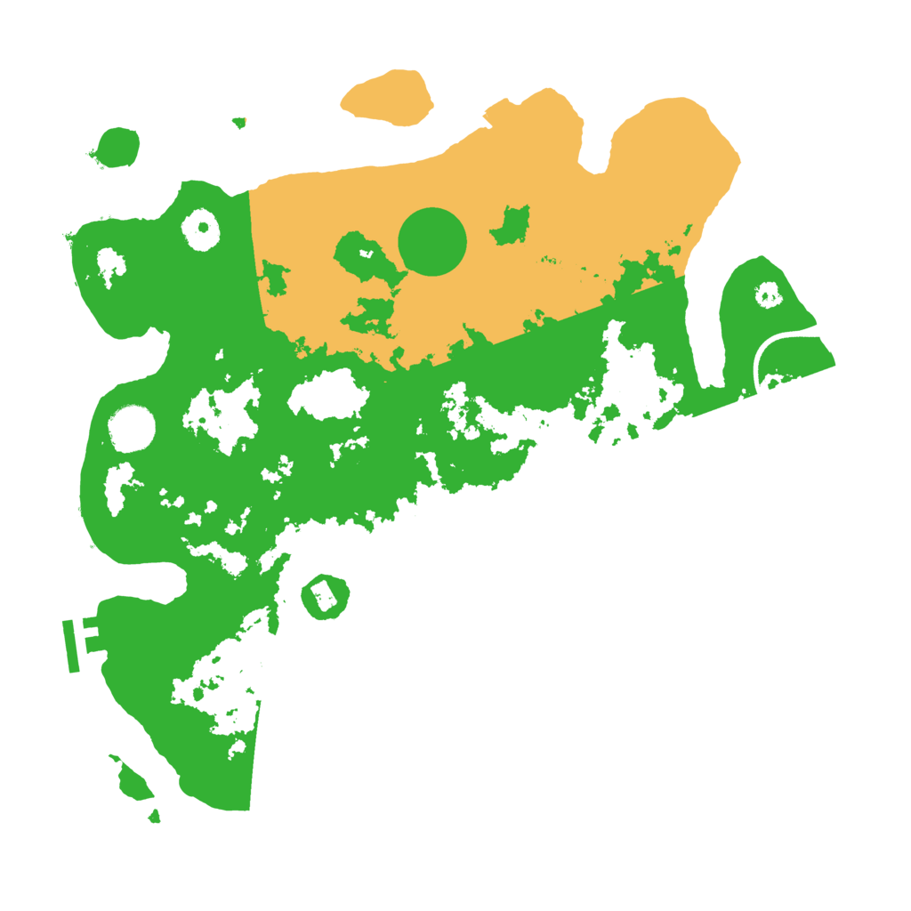 Biome Rust Map: Procedural Map, Size: 3500, Seed: 63236058