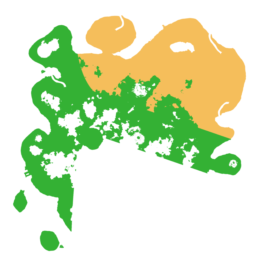 Biome Rust Map: Procedural Map, Size: 3500, Seed: 38462429