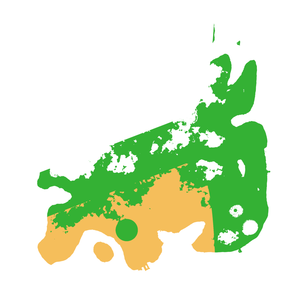 Biome Rust Map: Procedural Map, Size: 3500, Seed: 75993578