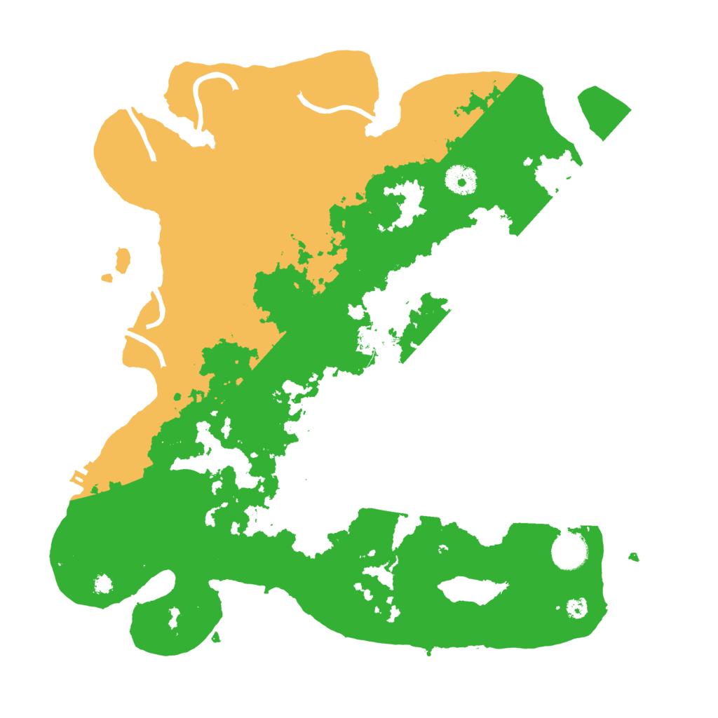 Biome Rust Map: Procedural Map, Size: 3500, Seed: 96143094