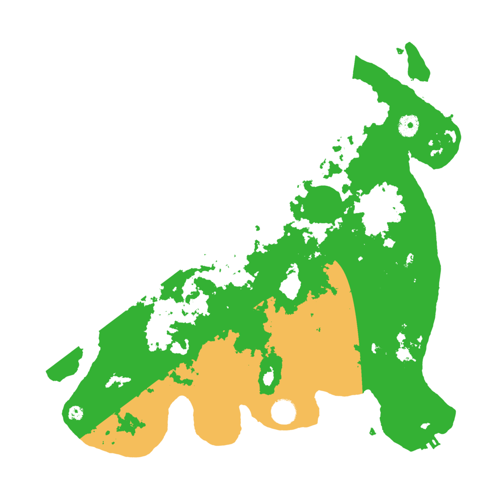 Biome Rust Map: Procedural Map, Size: 3500, Seed: 65990062