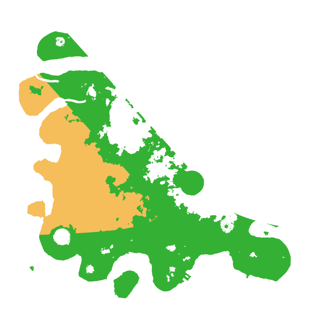 Biome Rust Map: Procedural Map, Size: 3500, Seed: 72972825