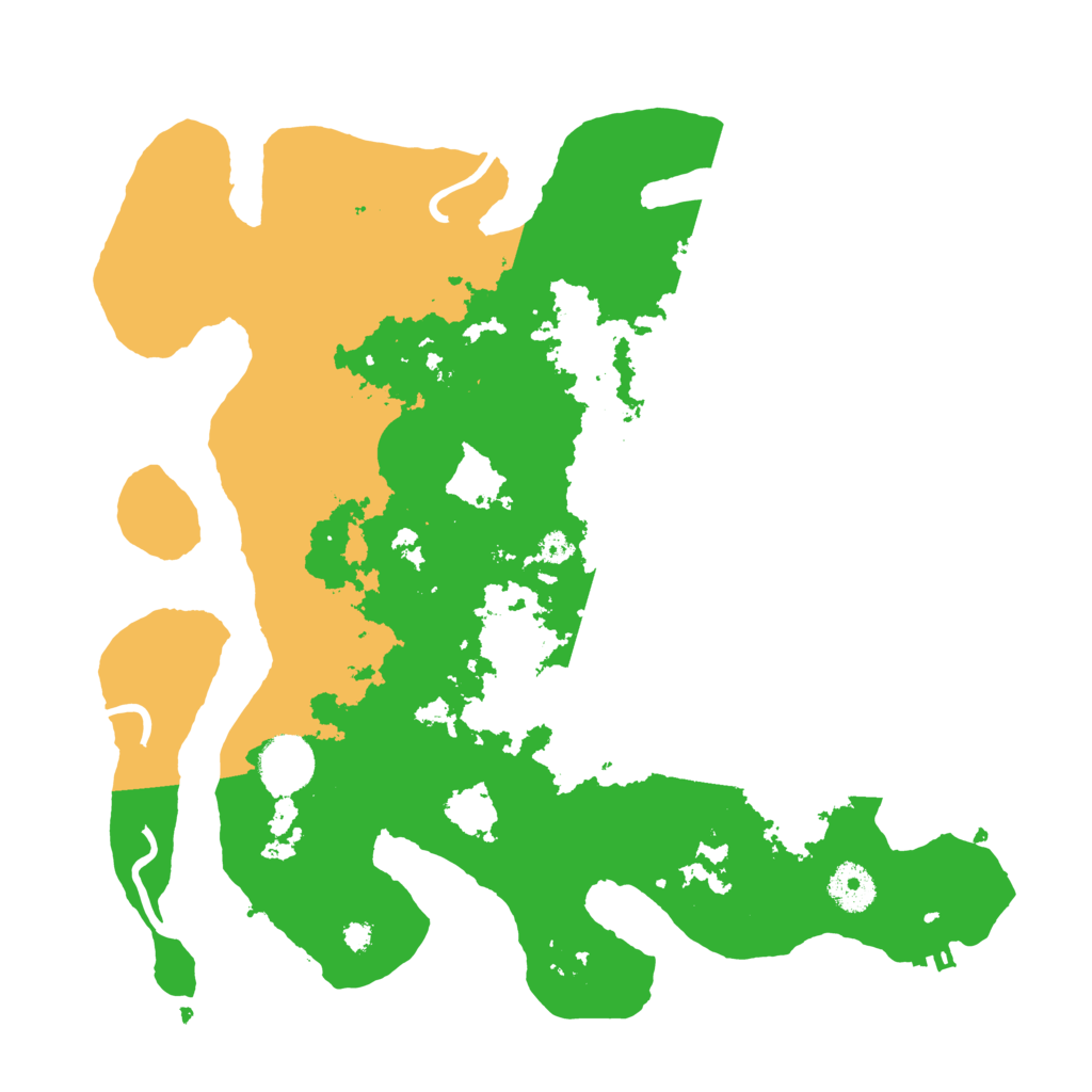 Biome Rust Map: Procedural Map, Size: 3500, Seed: 44613196