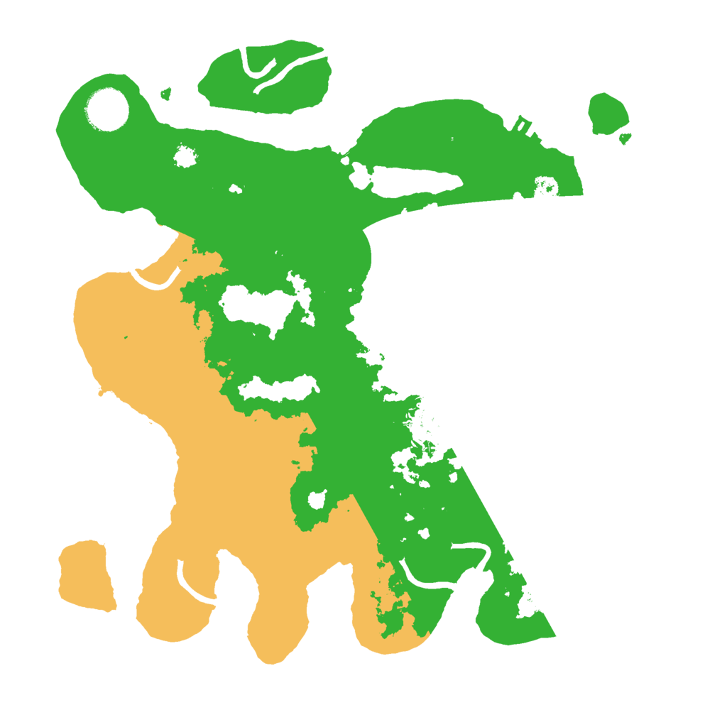 Biome Rust Map: Procedural Map, Size: 3000, Seed: 83217169