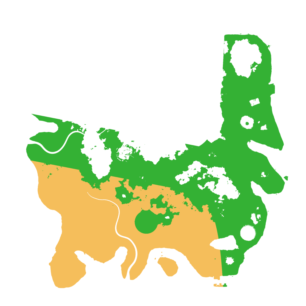 Biome Rust Map: Procedural Map, Size: 3500, Seed: 48649275