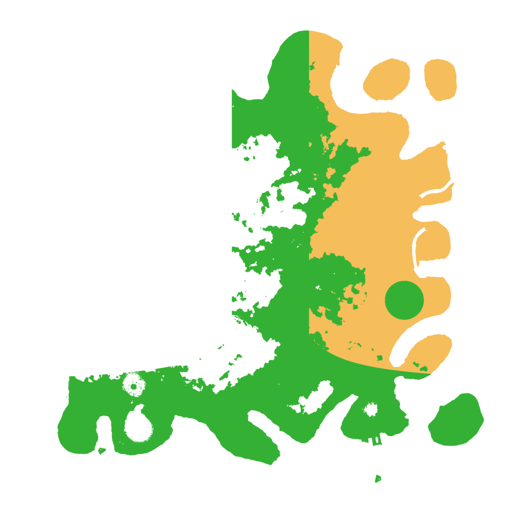 Biome Rust Map: Procedural Map, Size: 3500, Seed: 2593404