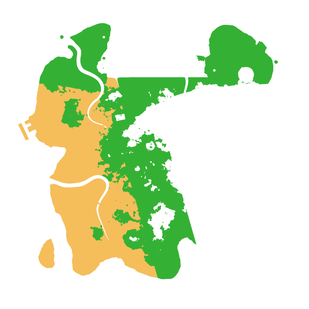 Biome Rust Map: Procedural Map, Size: 3500, Seed: 9880690