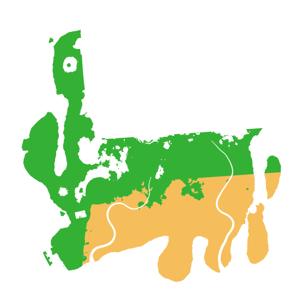 Biome Rust Map: Procedural Map, Size: 3000, Seed: 1863723970