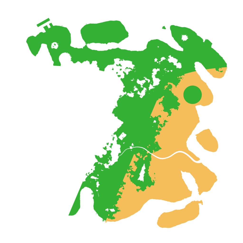 Biome Rust Map: Procedural Map, Size: 3500, Seed: 61785699