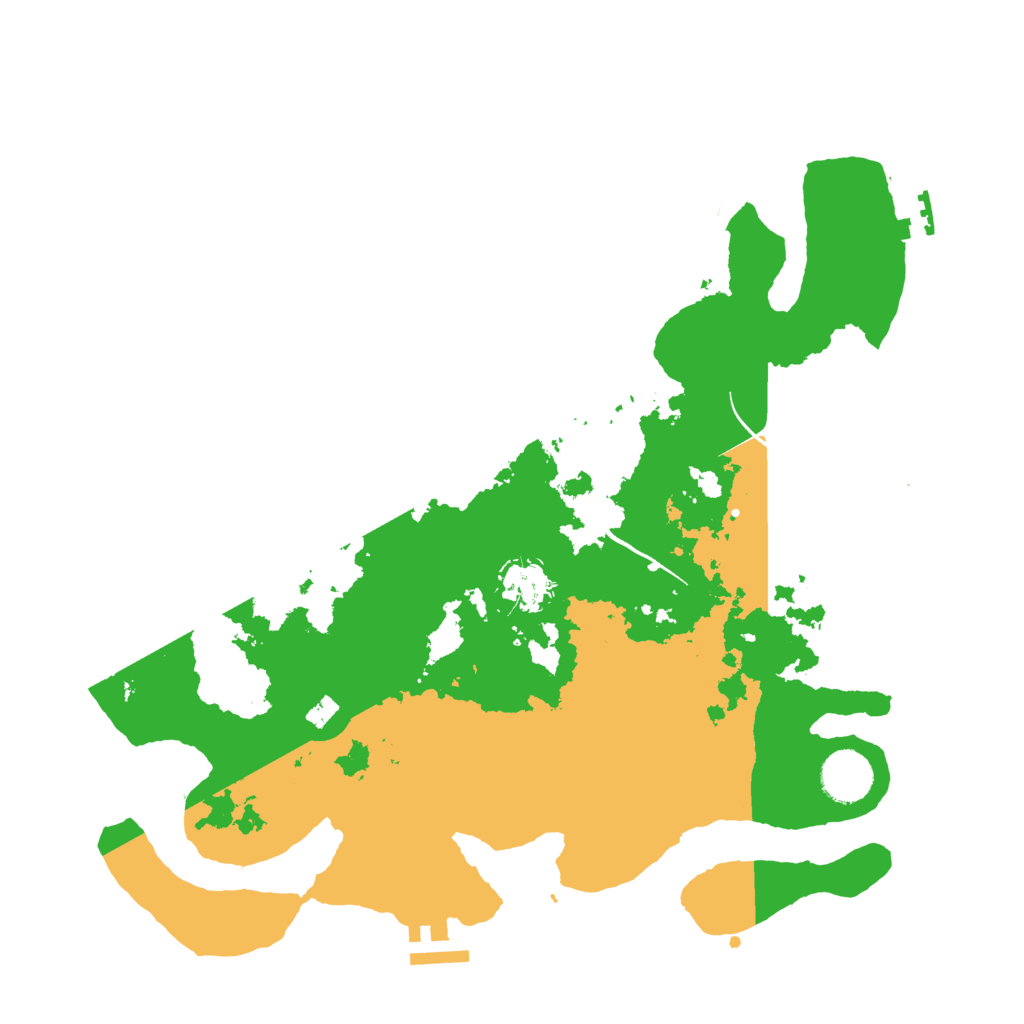 Biome Rust Map: Procedural Map, Size: 3500, Seed: 90783480