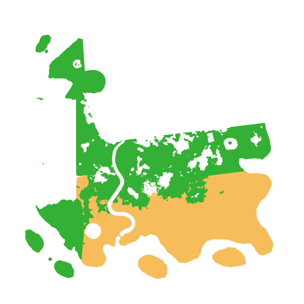 Biome Rust Map: Procedural Map, Size: 3500, Seed: 34224260
