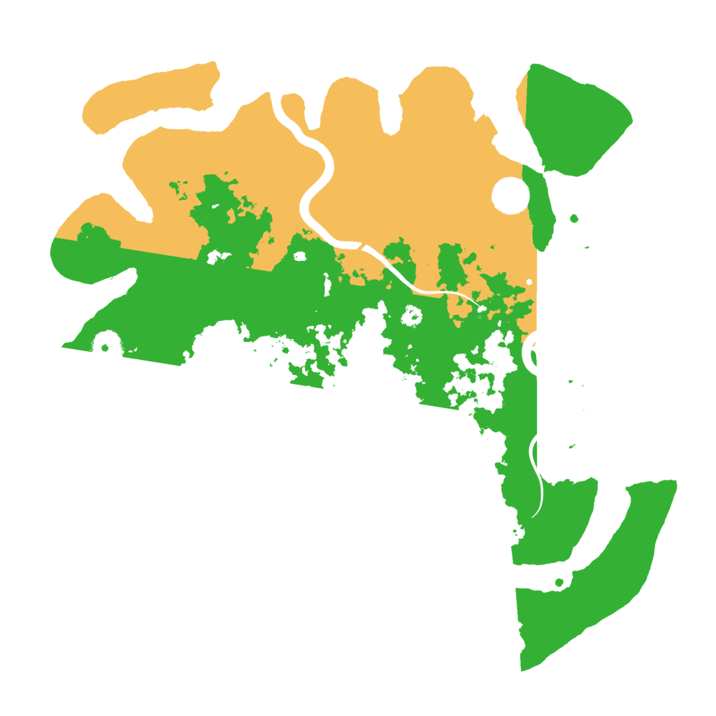 Biome Rust Map: Procedural Map, Size: 3500, Seed: 51712129