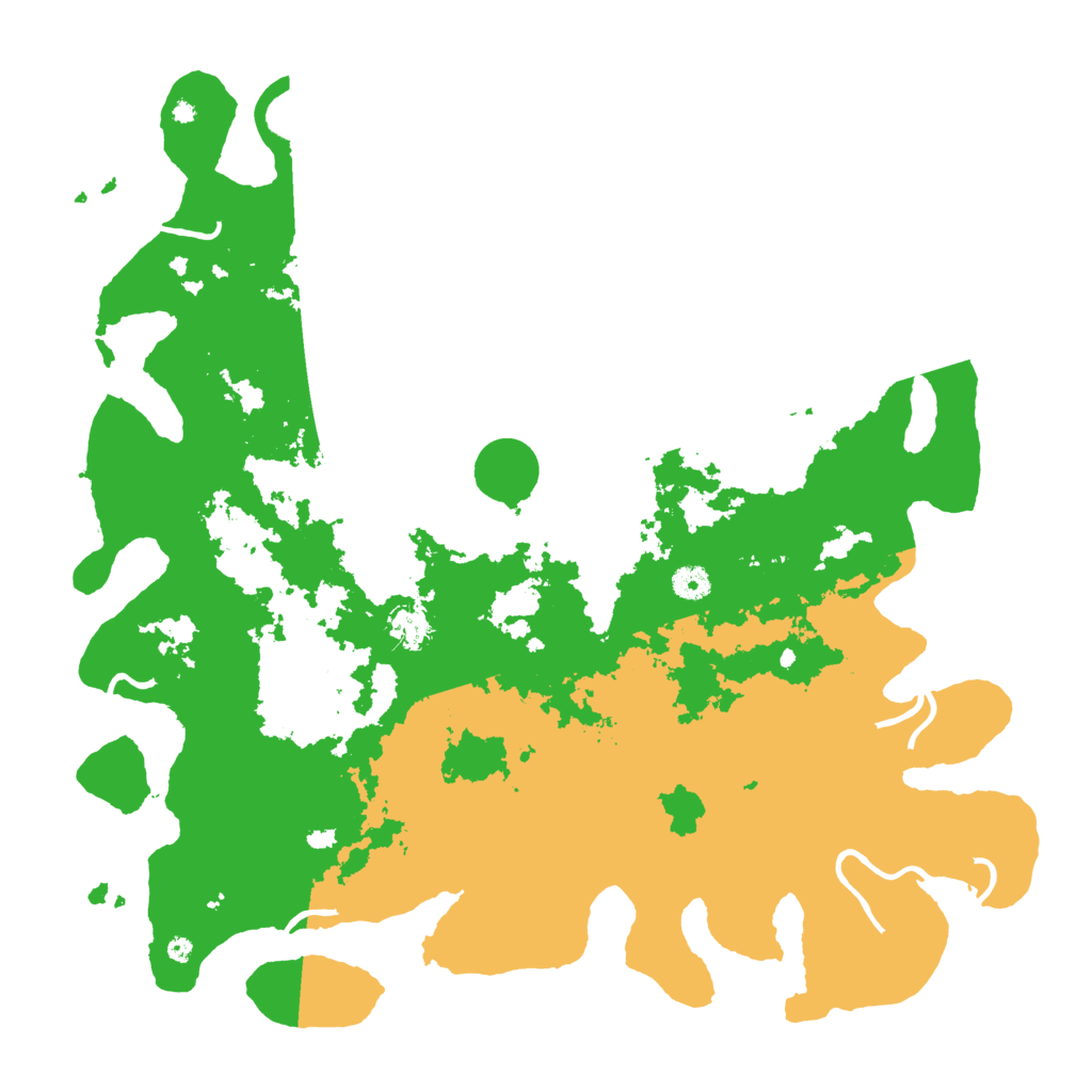 Biome Rust Map: Procedural Map, Size: 4500, Seed: 120122
