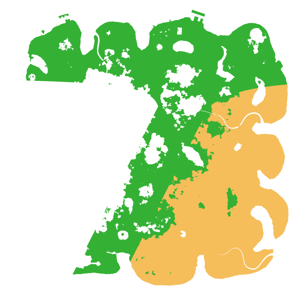 Biome Rust Map: Procedural Map, Size: 4500, Seed: 772609642