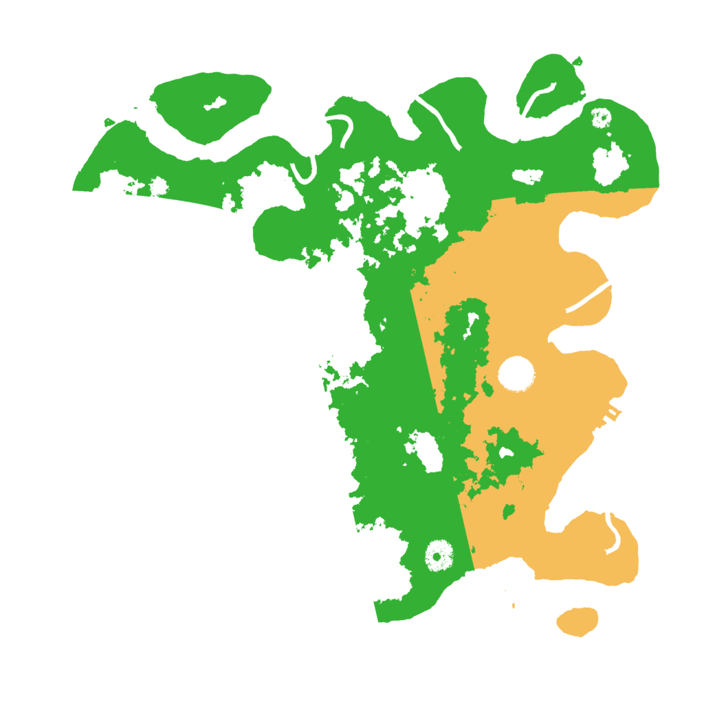 Biome Rust Map: Procedural Map, Size: 3500, Seed: 745619347