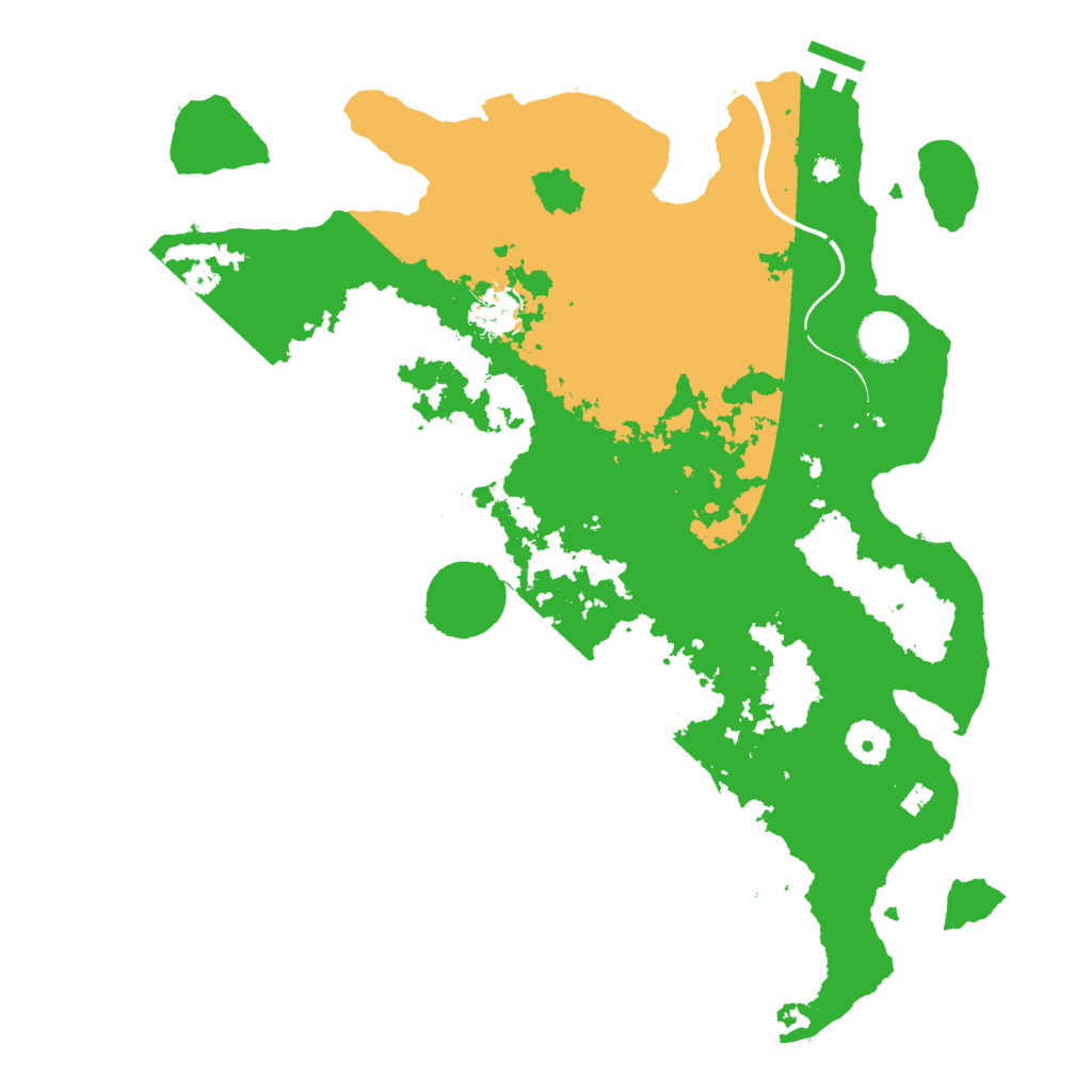 Biome Rust Map: Procedural Map, Size: 3800, Seed: 7277