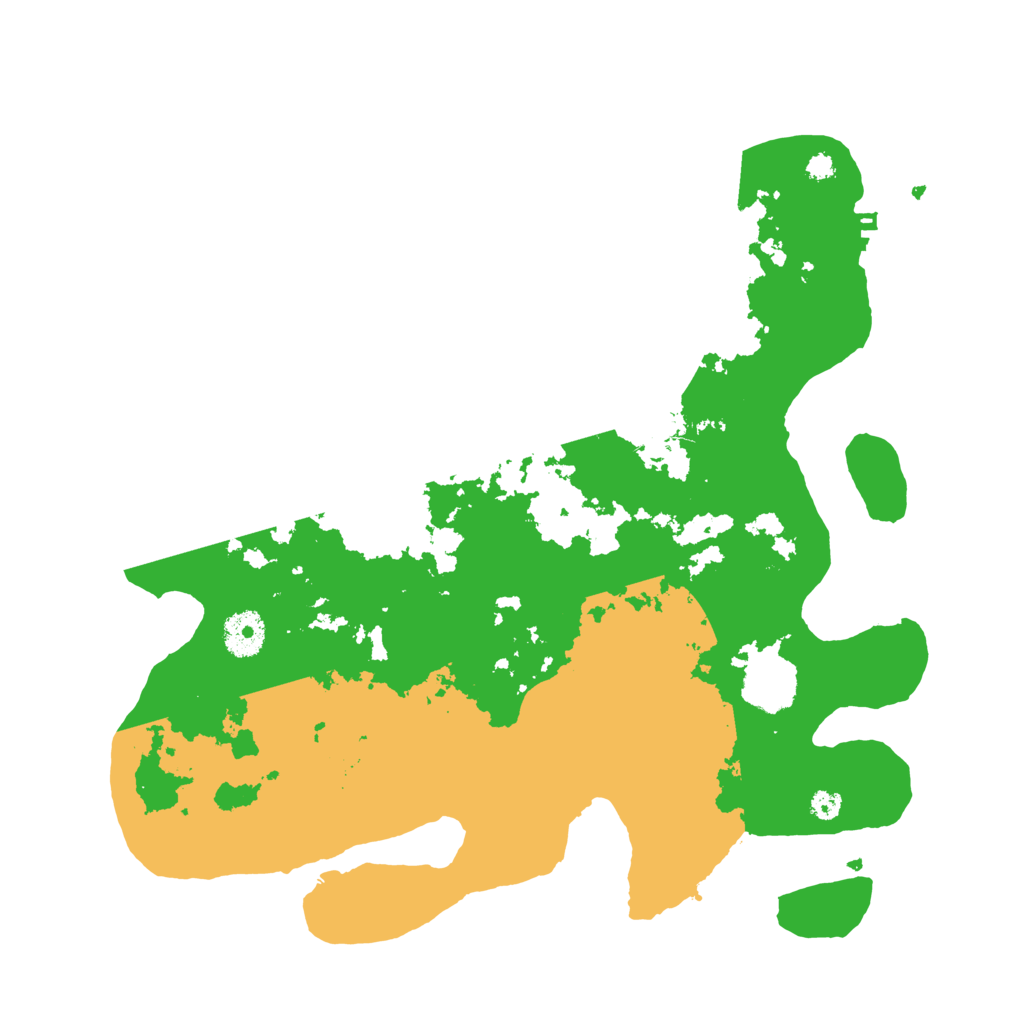 Biome Rust Map: Procedural Map, Size: 3500, Seed: 32773901