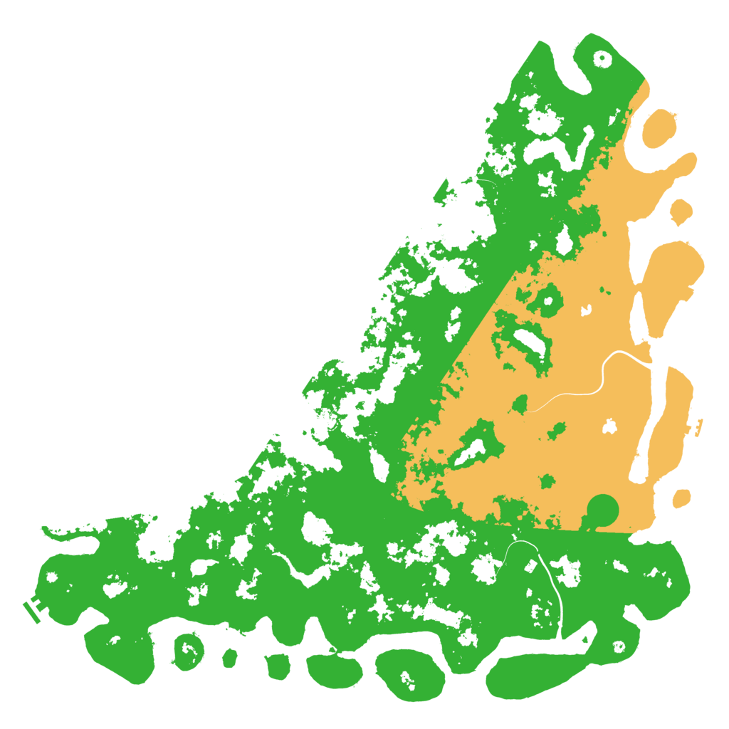 Biome Rust Map: Procedural Map, Size: 6000, Seed: 56023051